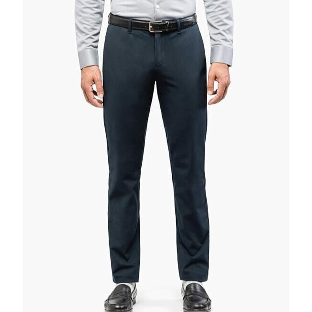 Ministry of Supply Kinetic Pants Mens 40x36 Navy Blue Wicking Standard Fit NWT